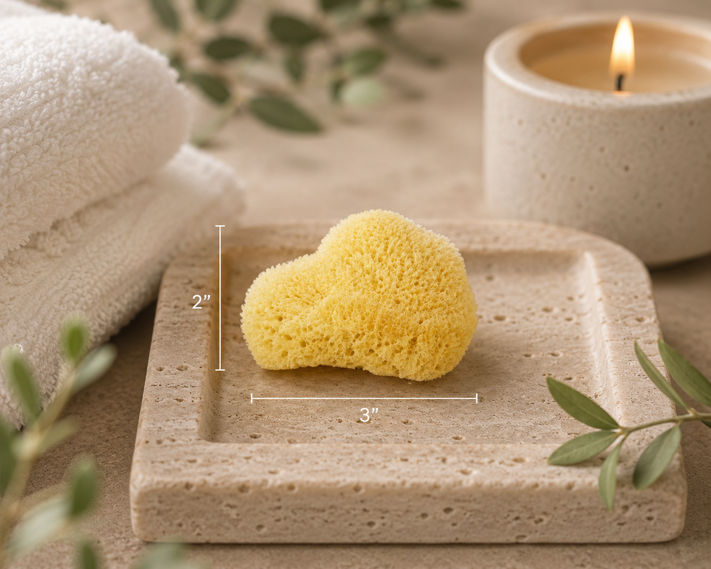 Silk Sea Sponge – Natural, Sustainably Harvested | Sensitive Skin Face Sponge