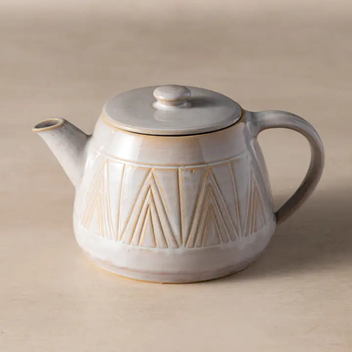 Mountain peaks ceramic teapot Anthro Apothecary