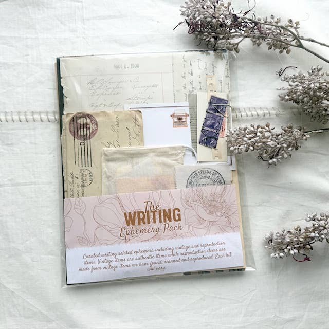Writing Ephemera Kit | Junk Journal Supplies | Vintage Letters & Paper Craft A House of Books