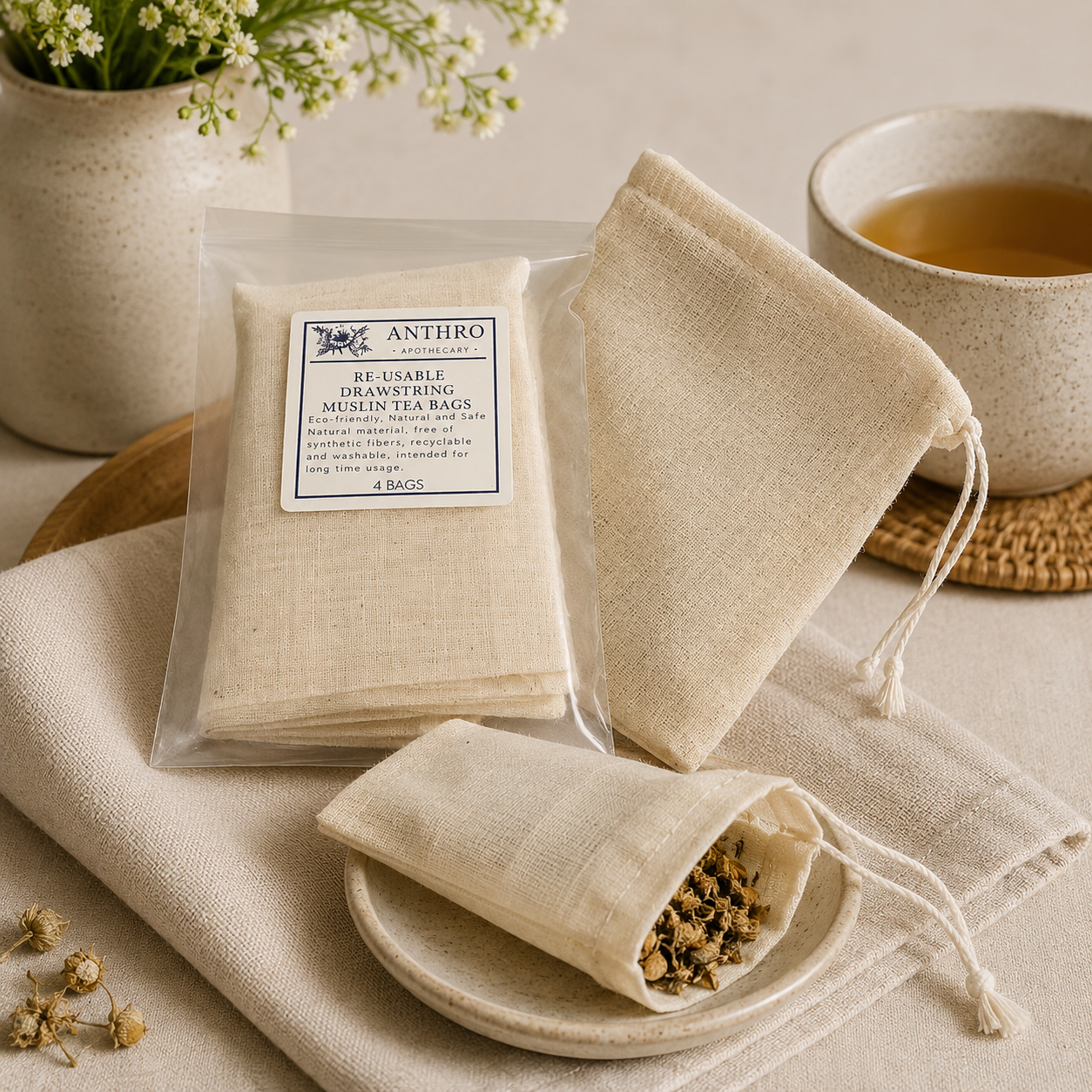 Re-usable Muslin Filters