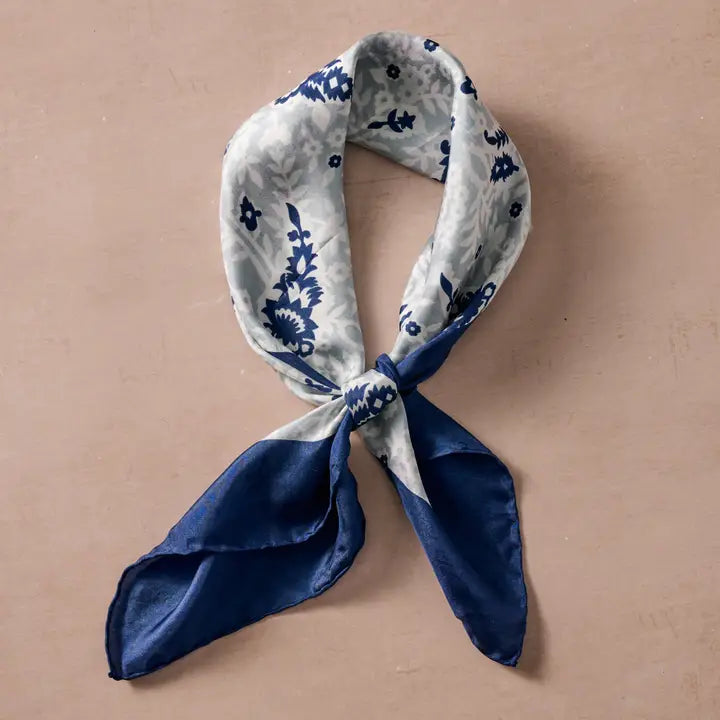 Milan Paisley Silk Scarf Anthro Apothecary