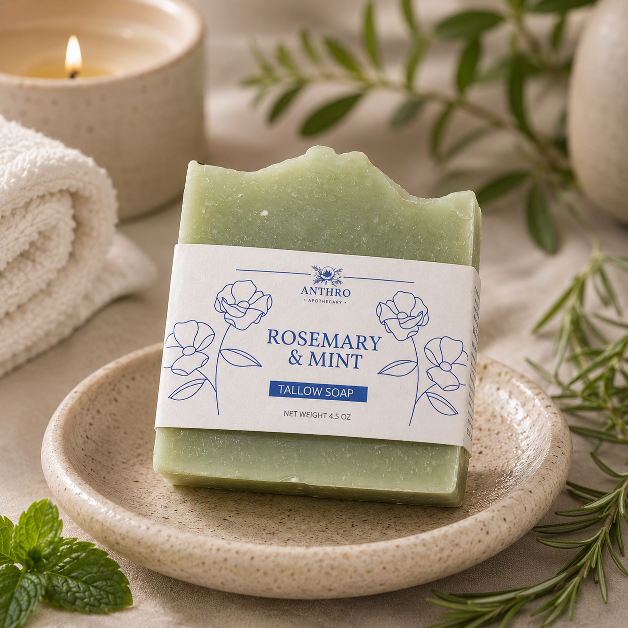 All-Natural Soap Bars