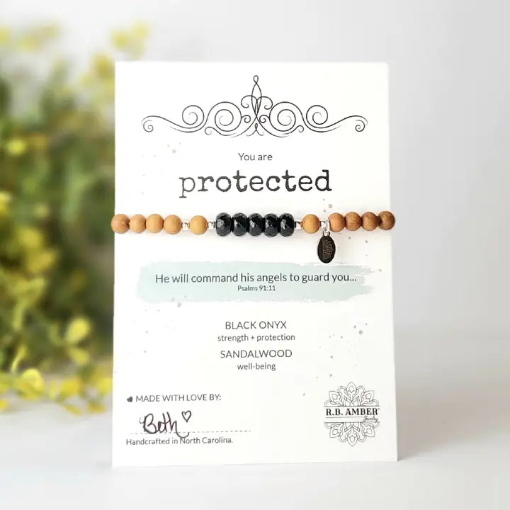 RB Amber Sandalwood Jewelry You are Protected Anthro Apothecary