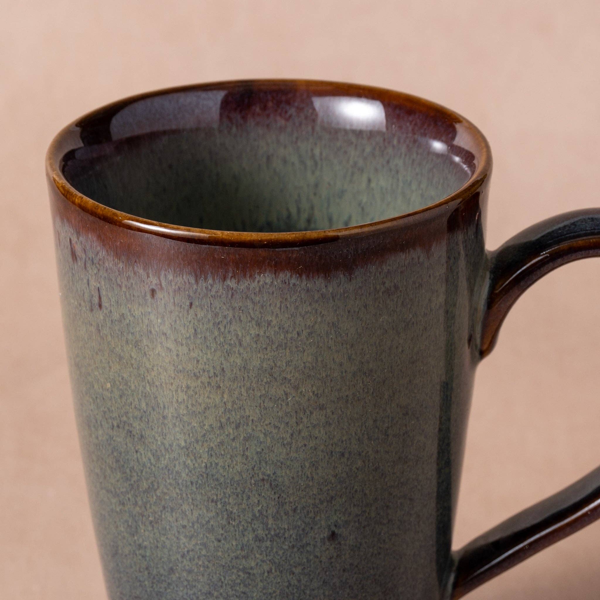 Mekong Tall Drip Glaze Mug Ten Thousand Villages