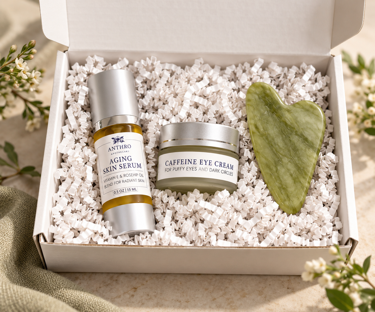 Age Well Essentials Bundle- FREE Gua Sha Stone Anthro Apothecary