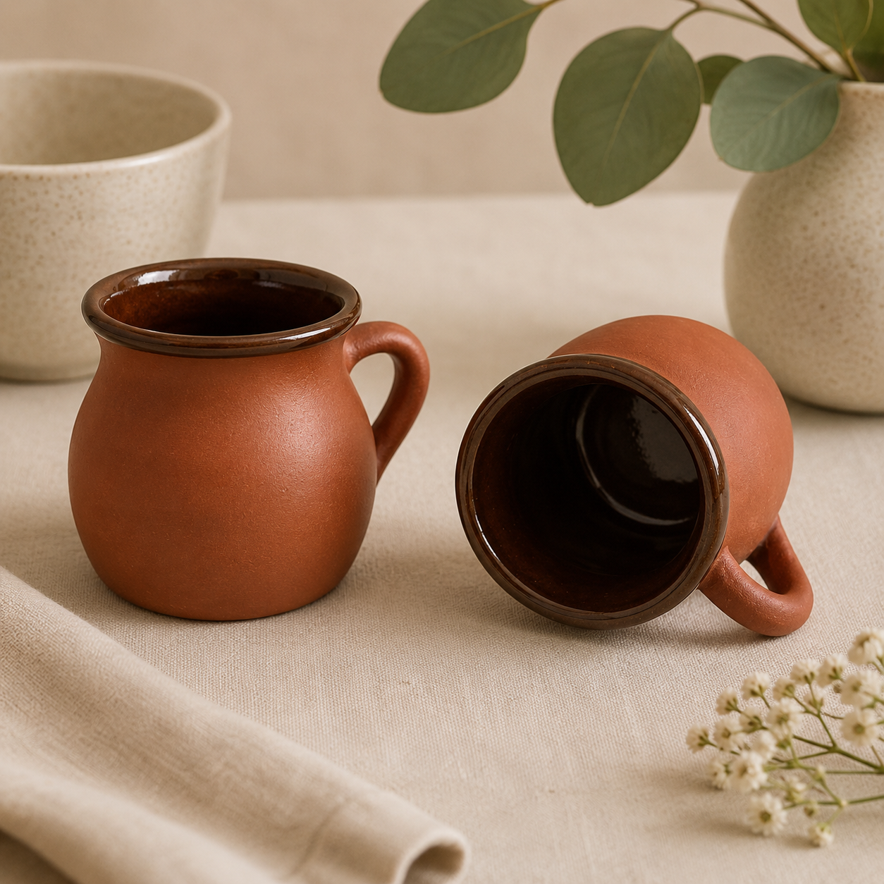 Mexican Hot Chocolate Mug – Handmade Clay Barro Cup 14 oz | Verve Culture