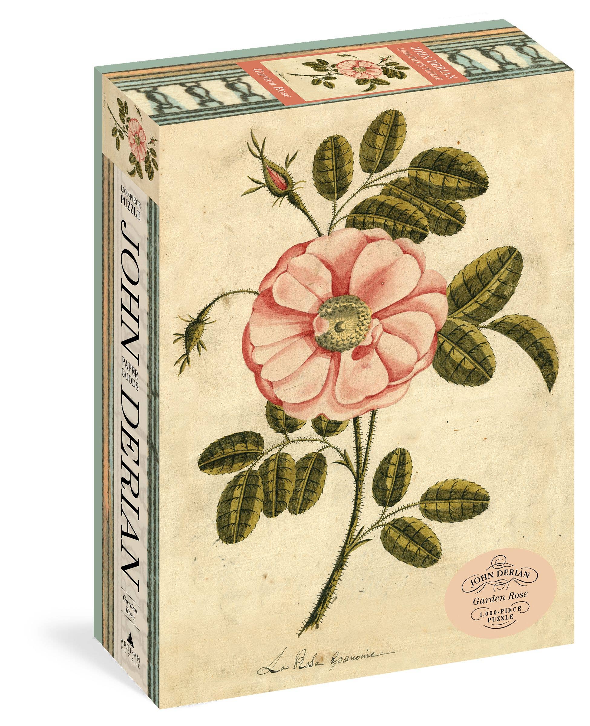 John Derian Garden Rose 1,000-Piece Puzzle | Botanical Slow Living Gift Hachette Book Group