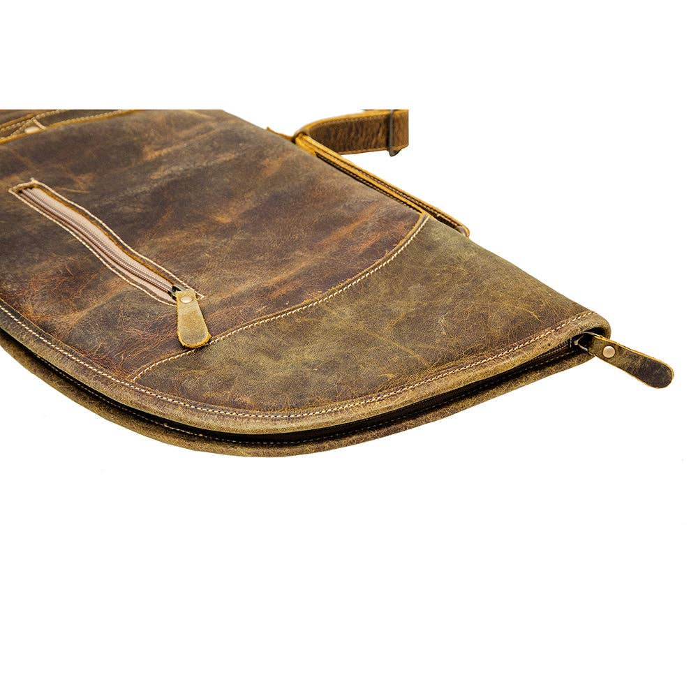 Hunter Leather Gun Case | Full-Length Rifle & Shotgun Cover Myra Bag