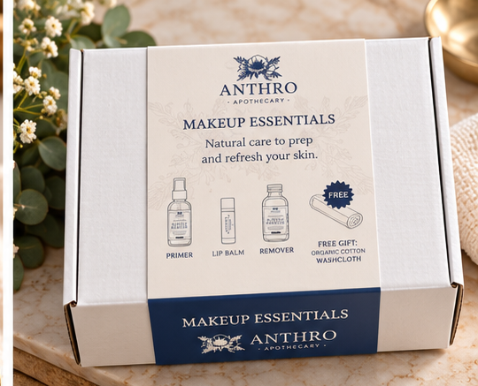 Makeup Essentials Bundle- FREE Organic Cotton Washcloth Anthro Apothecary