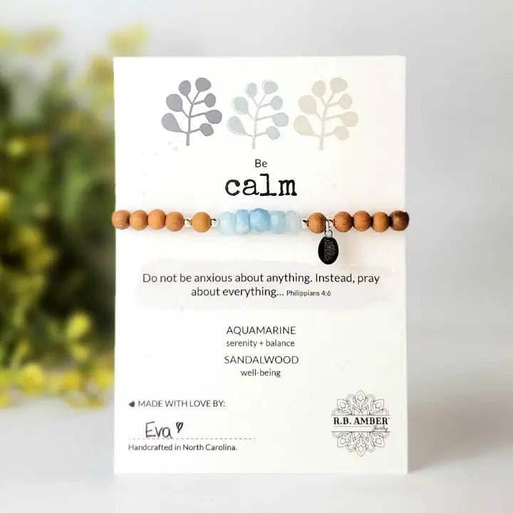 RB Amber Sandalwood Jewelry Be Calm Anthro Apothecary