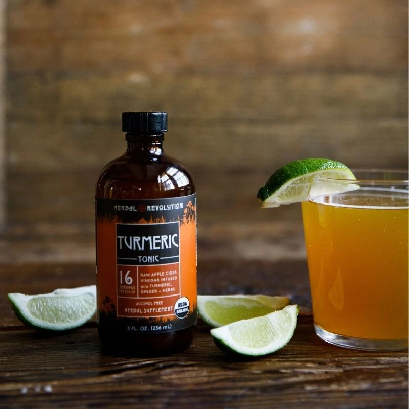 Turmeric Tonic: Raw ACV w/ Mother, Joint & Digestive Support