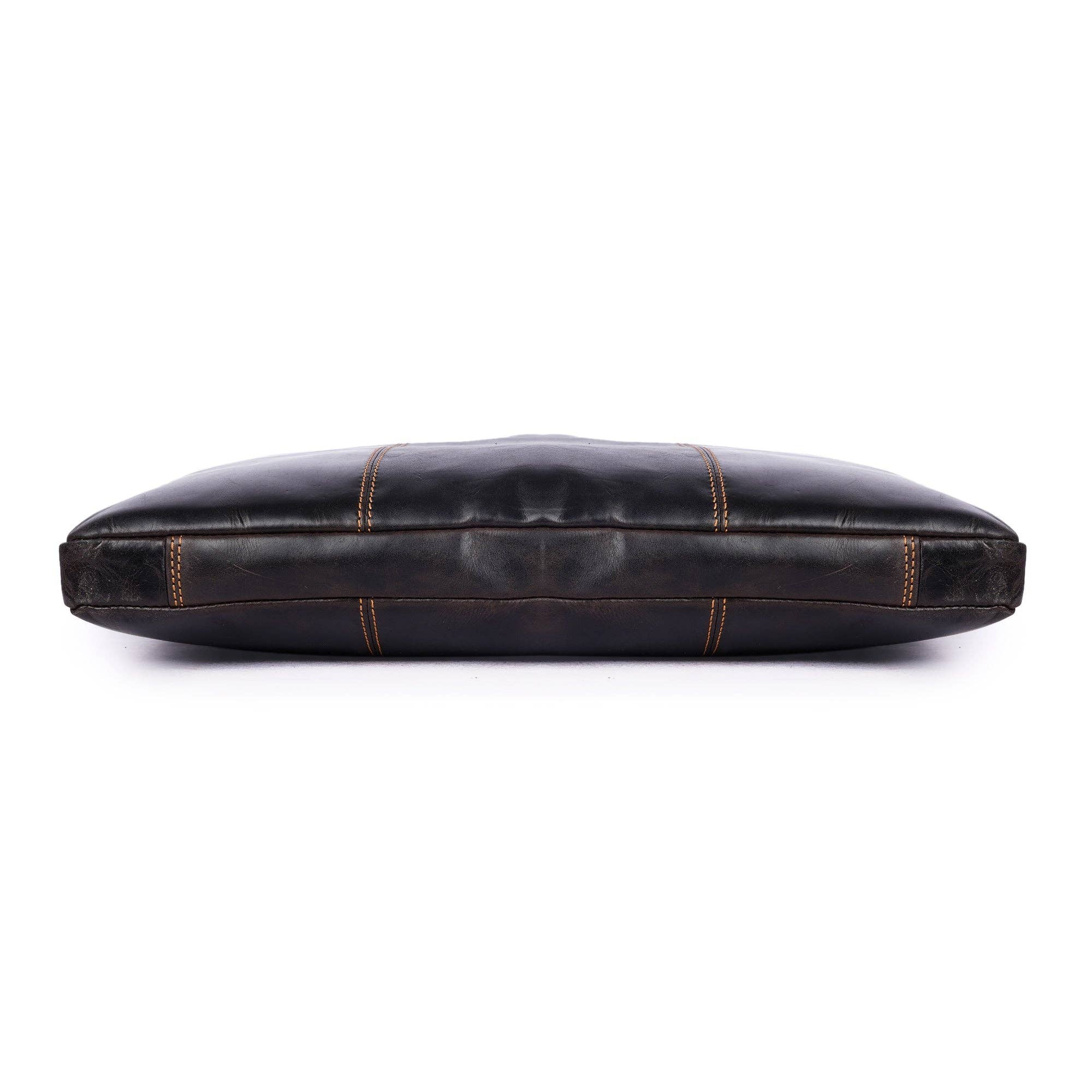 Santiago Full-Grain Leather Laptop Sleeve | 16" Laptop Bag | Brown Minori Leather