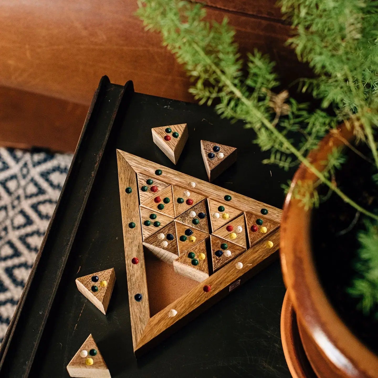 Triangle Puzzle Wood Anthro Apothecary
