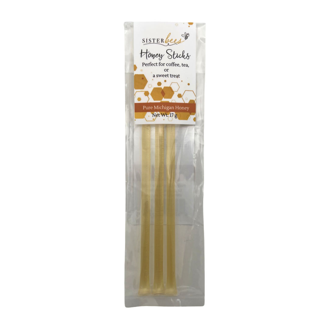 Michigan Raw Honey Sticks 3 Pack