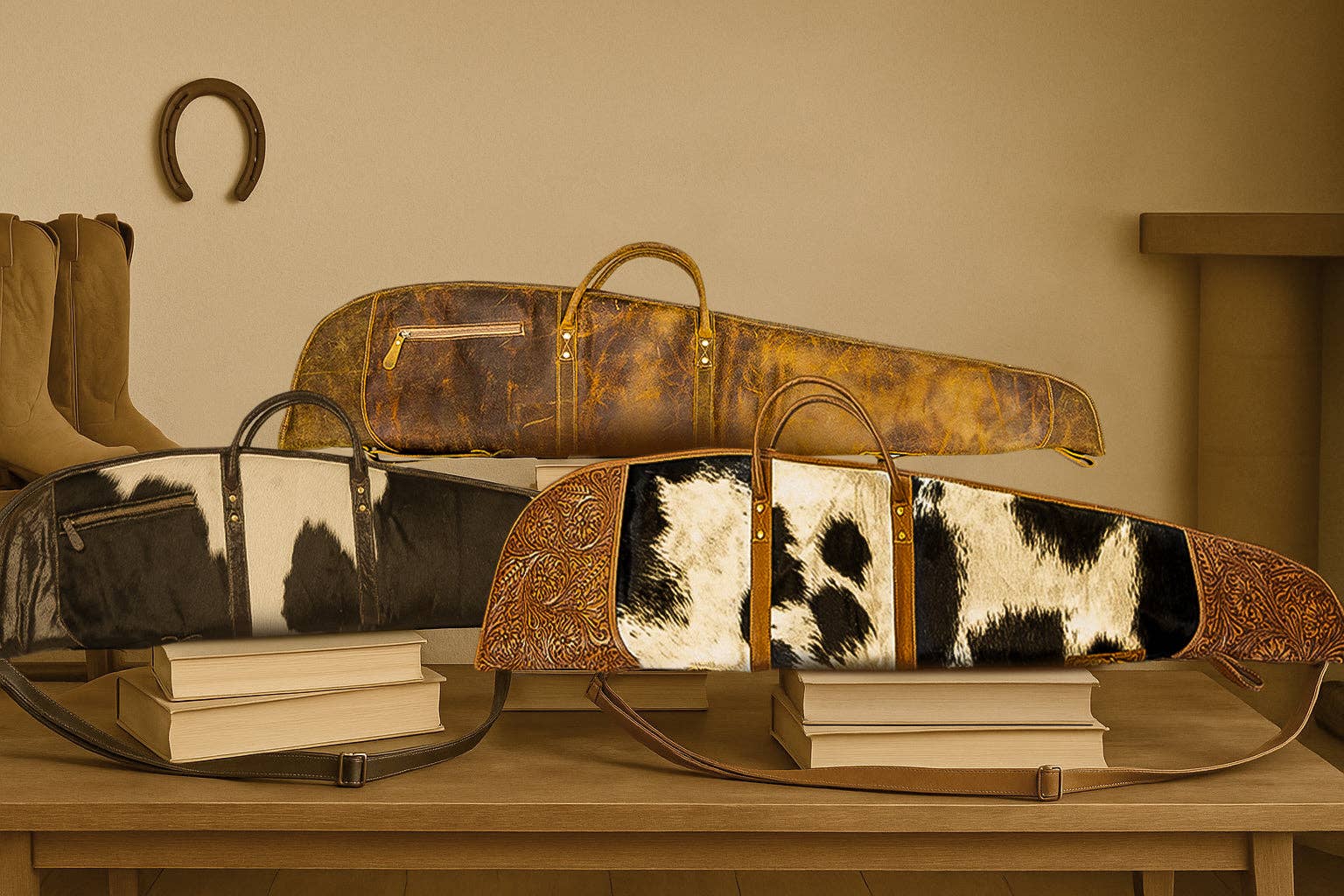 Hunter Leather Gun Case | Full-Length Rifle & Shotgun Cover Myra Bag