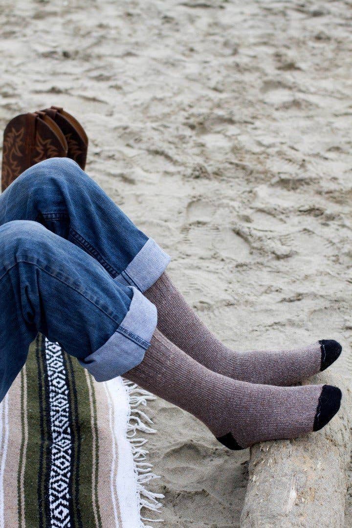 Men's Alpaca Outdoor Adventure Socks | 100% Natural | Made in USA Choice Alpaca Products