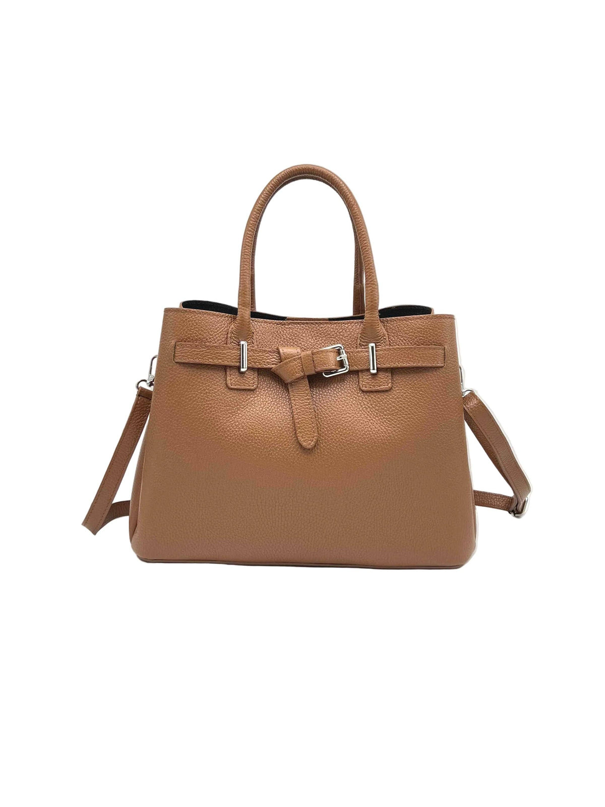 Italian Leather Handbag- Large Suie Valentini srl