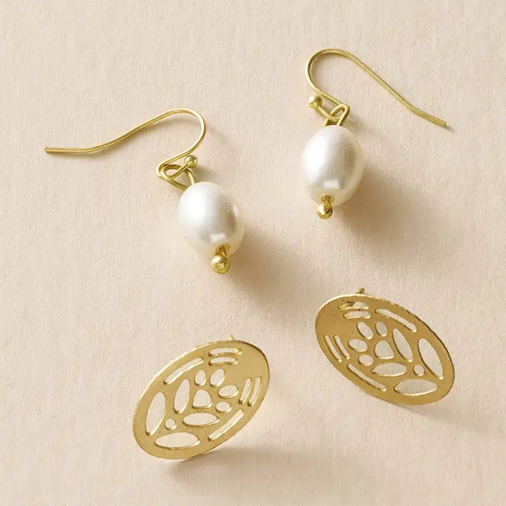Matr Boomie Earrings Adhya Pearl Anthro Apothecary