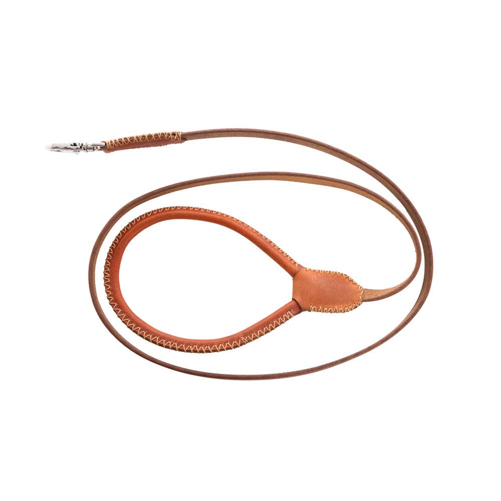 Leather Dog Leash | Heavy-Duty 60" Hunting Dog Leash | Caramel Myra Bag