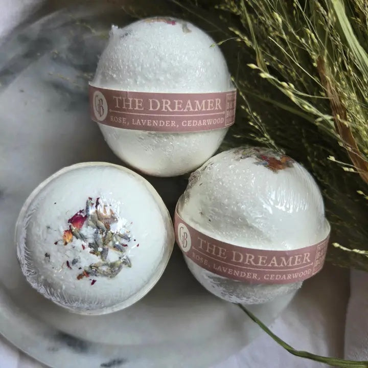 Natural Bath bomb by Gnat & Bee The Dreamer bath Bomb Anthro Apothecary