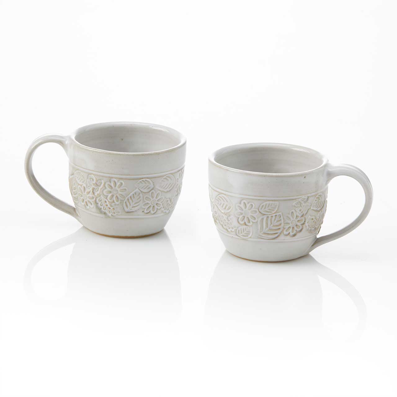 Pressed Blossom Handmade Ceramic Mug SERRV International
