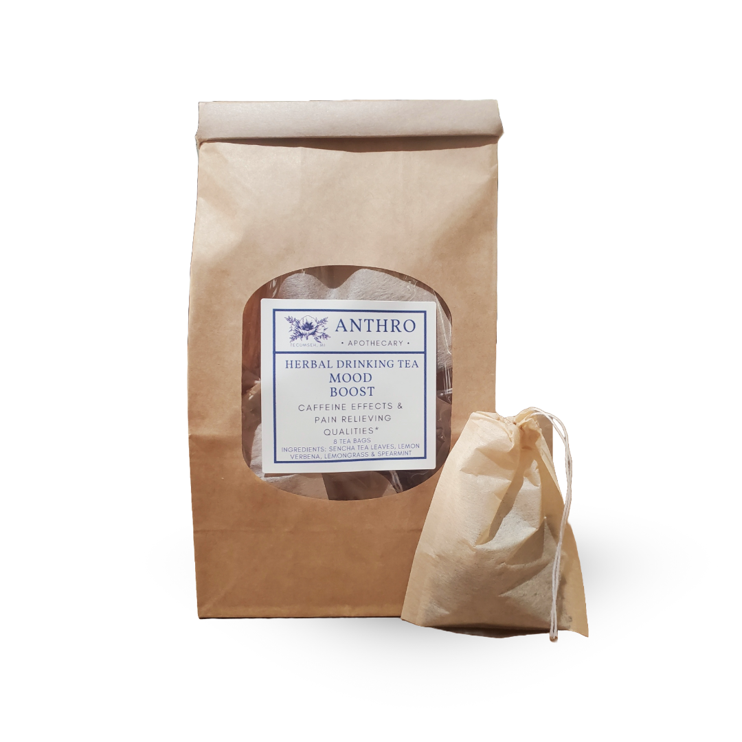Mood Boost Tea | Uplifting Tea Blend with Caffeine 8 Tea Bags Anthro Apothecary