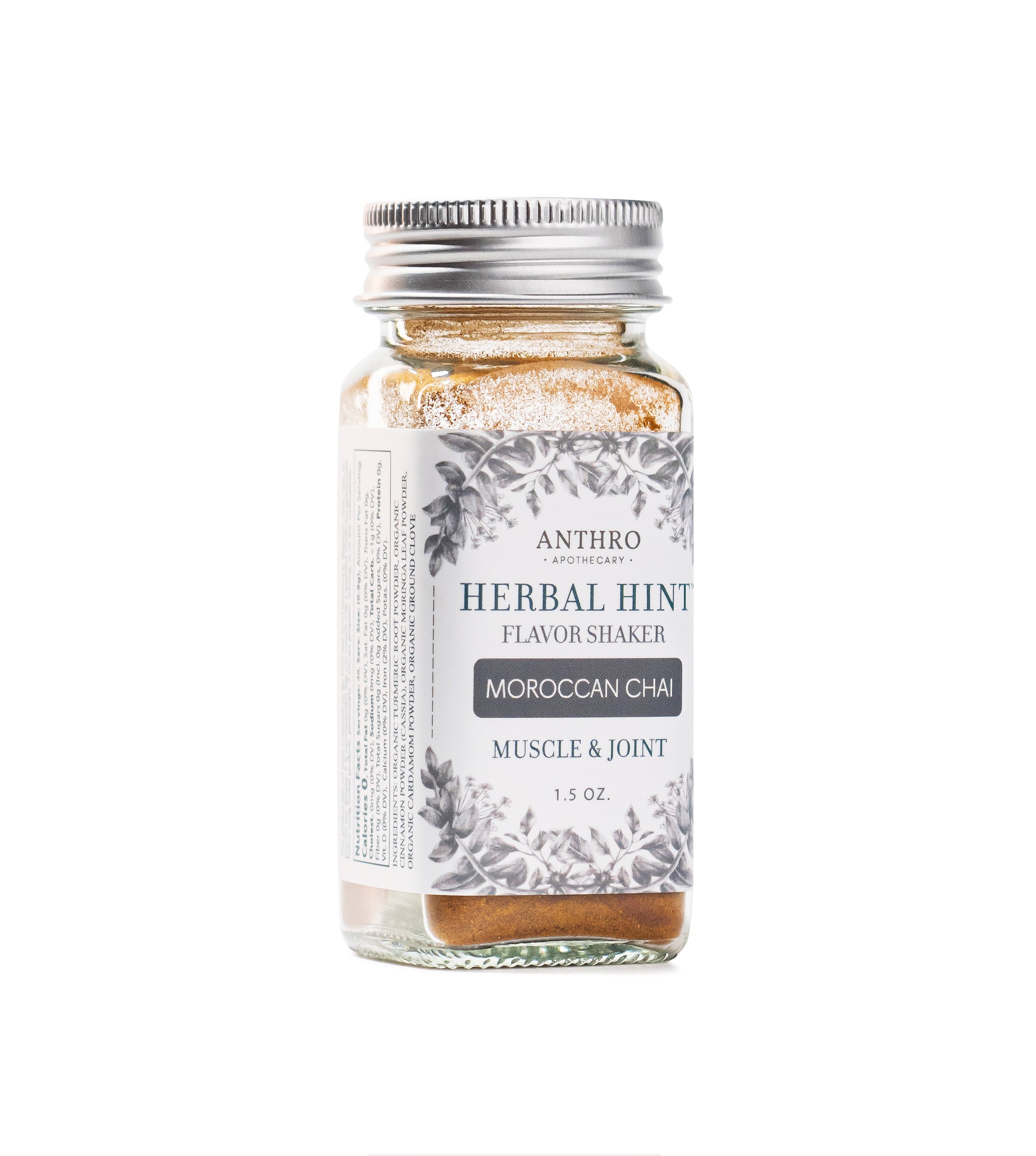 Herbal Hint Flavor Shaker Moroccan Chai Jar (48 servings, only $0.50 per serving) Anthro Apothecary