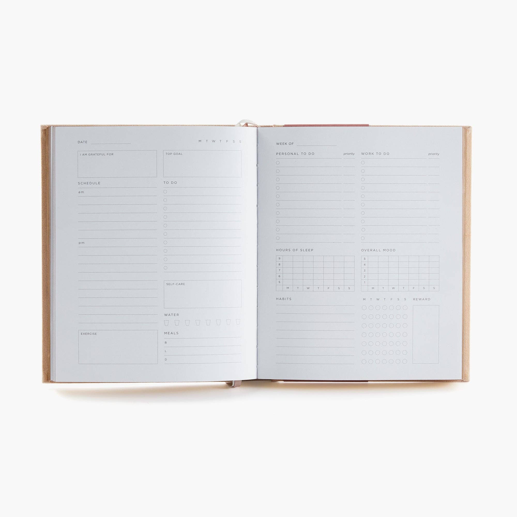 Deluxe Self-Care Journal – Beige Myga