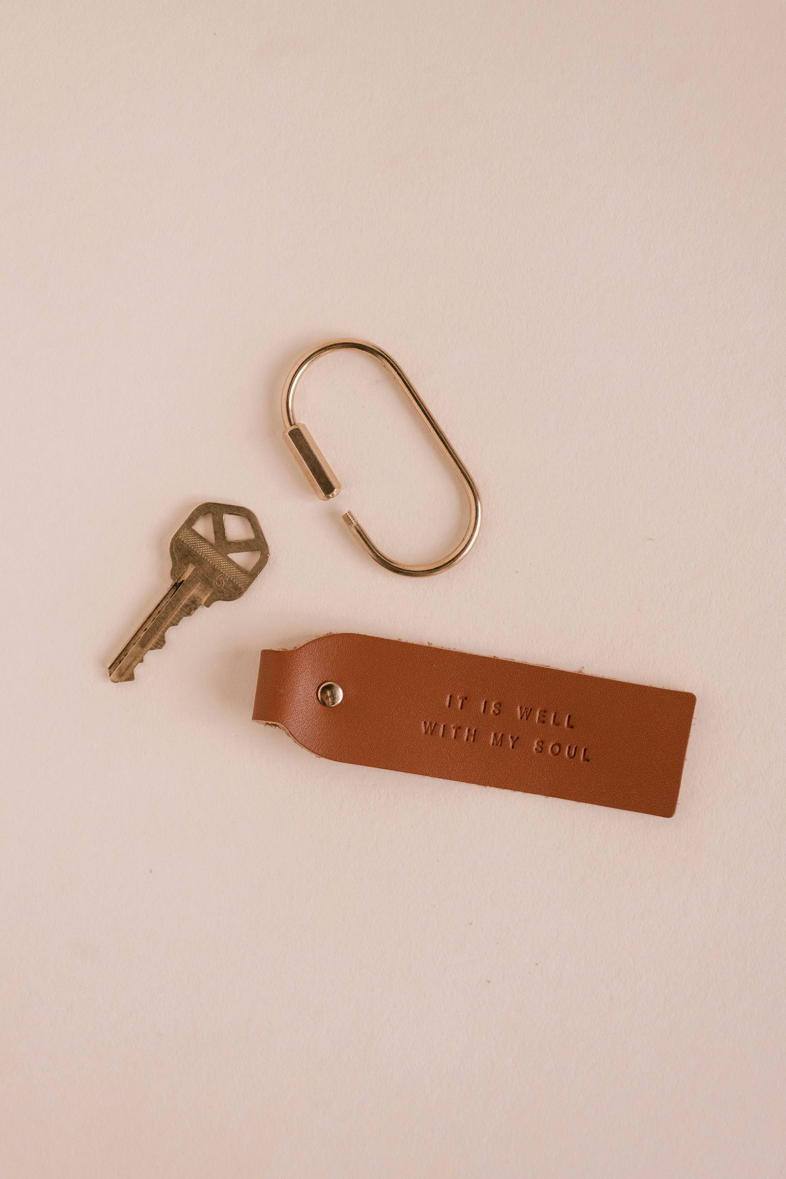 It Is Well Camel Key Fob | Christian Keychain Dear Heart