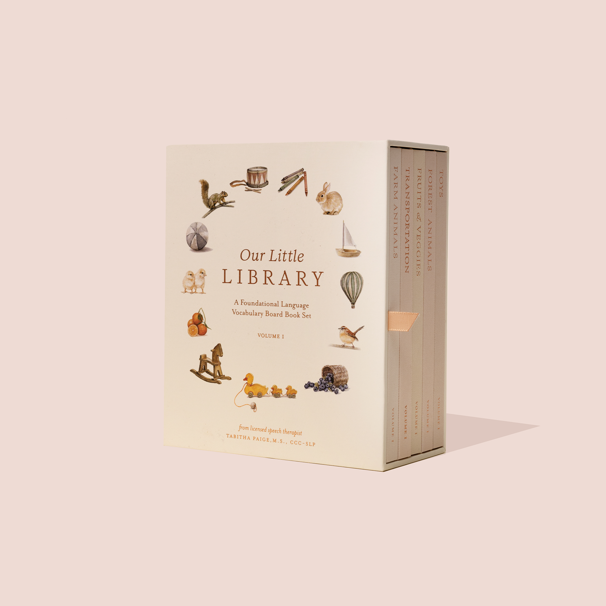 Our Little Library Vol. 1 (5 Board Book Box Set) Paige Tate & Co.