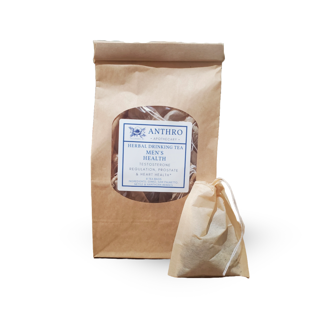 Men’s Balance Tea | Herbal Wellness Blend 8 Tea Bags Anthro Apothecary