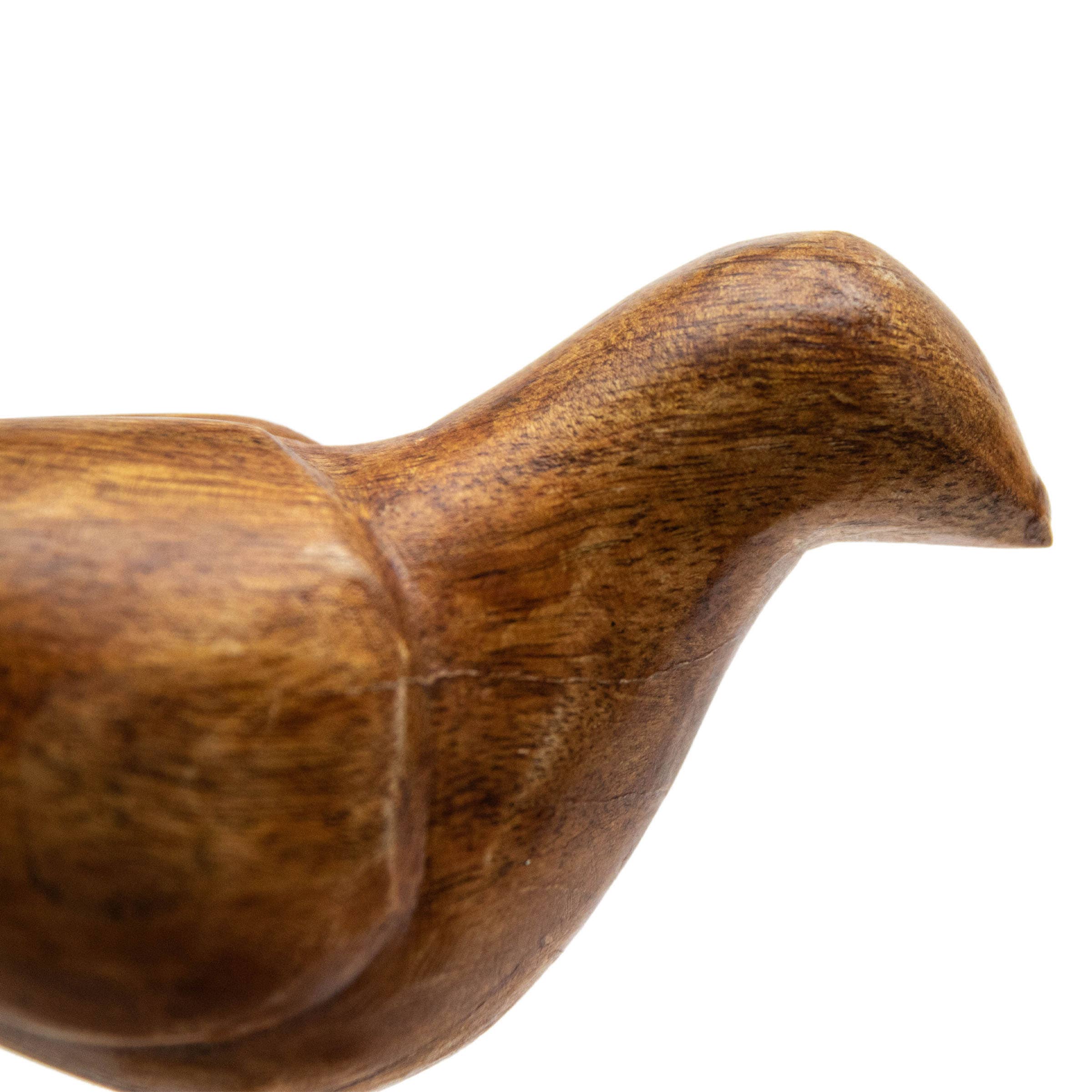 Crockett Wood Bird Decorative Figure with Tassel Tail Foreside Home & Garden