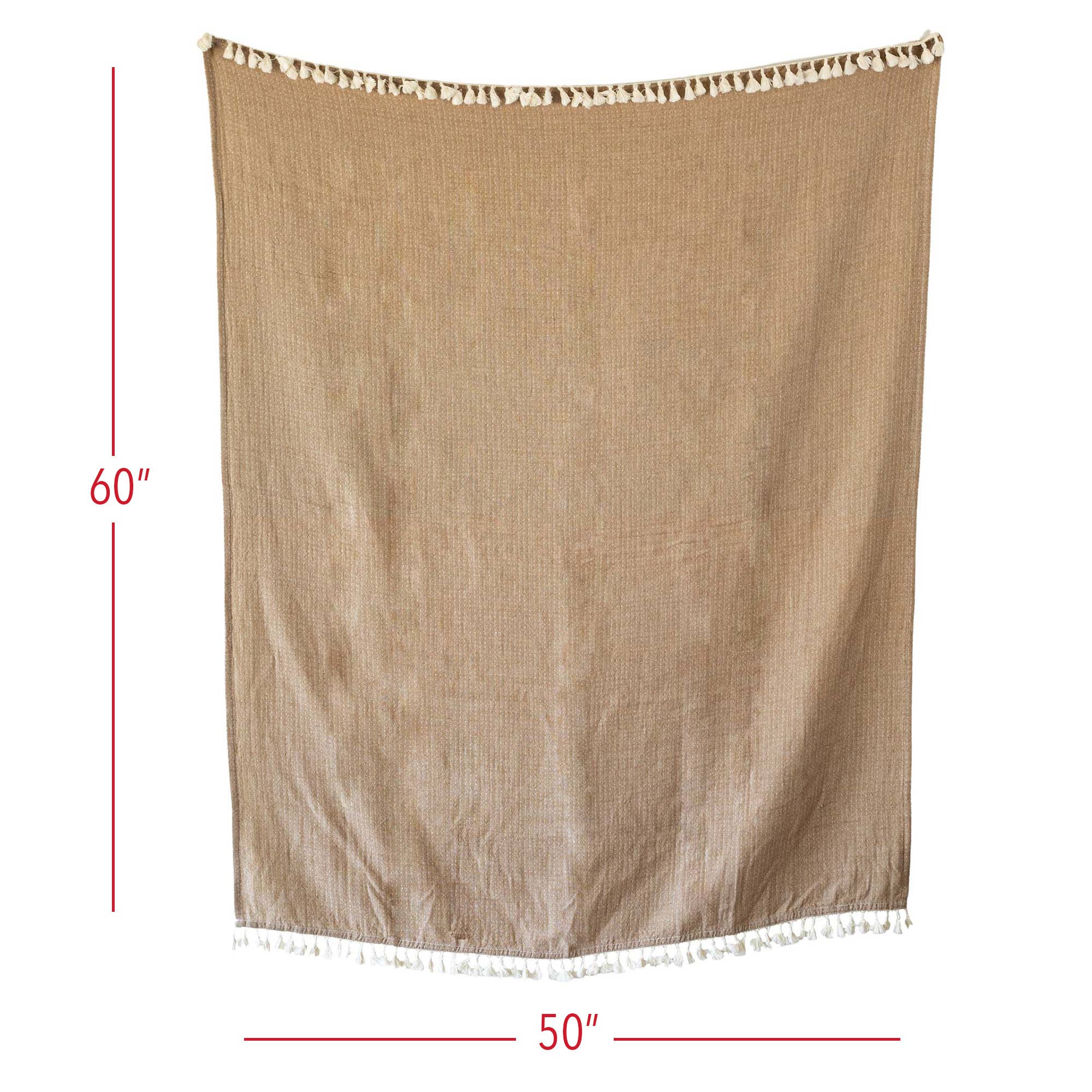 Bea Hand Woven Reversible Throw Blanket Foreside Home & Garden