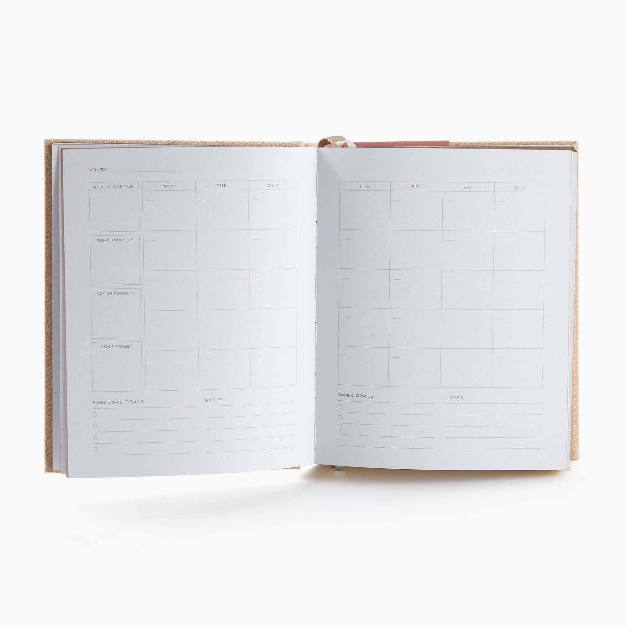 Deluxe Self-Care Journal – Beige Myga