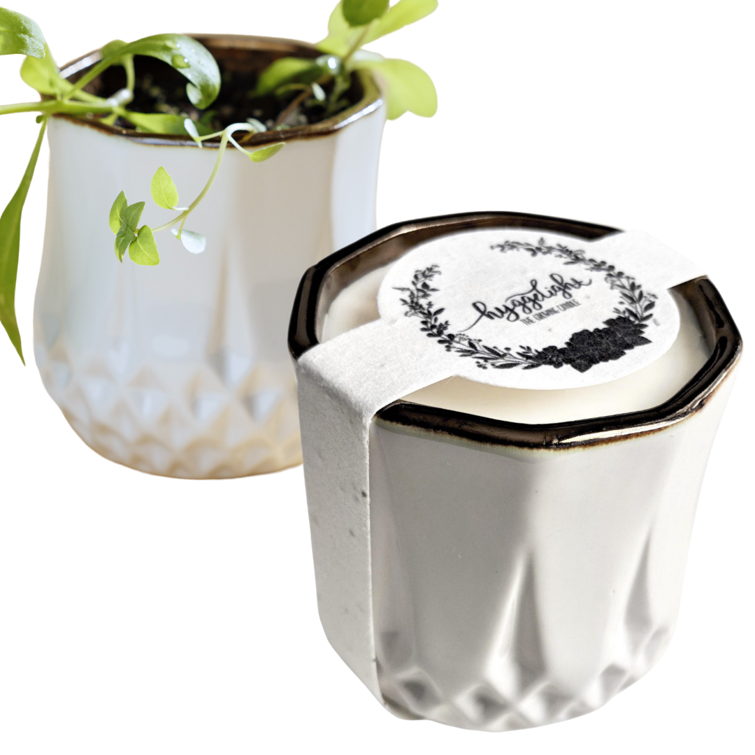 Astrid | Growing Candle, flower seed-label, eco-friendly Hyggelight | The Growing Candle ®