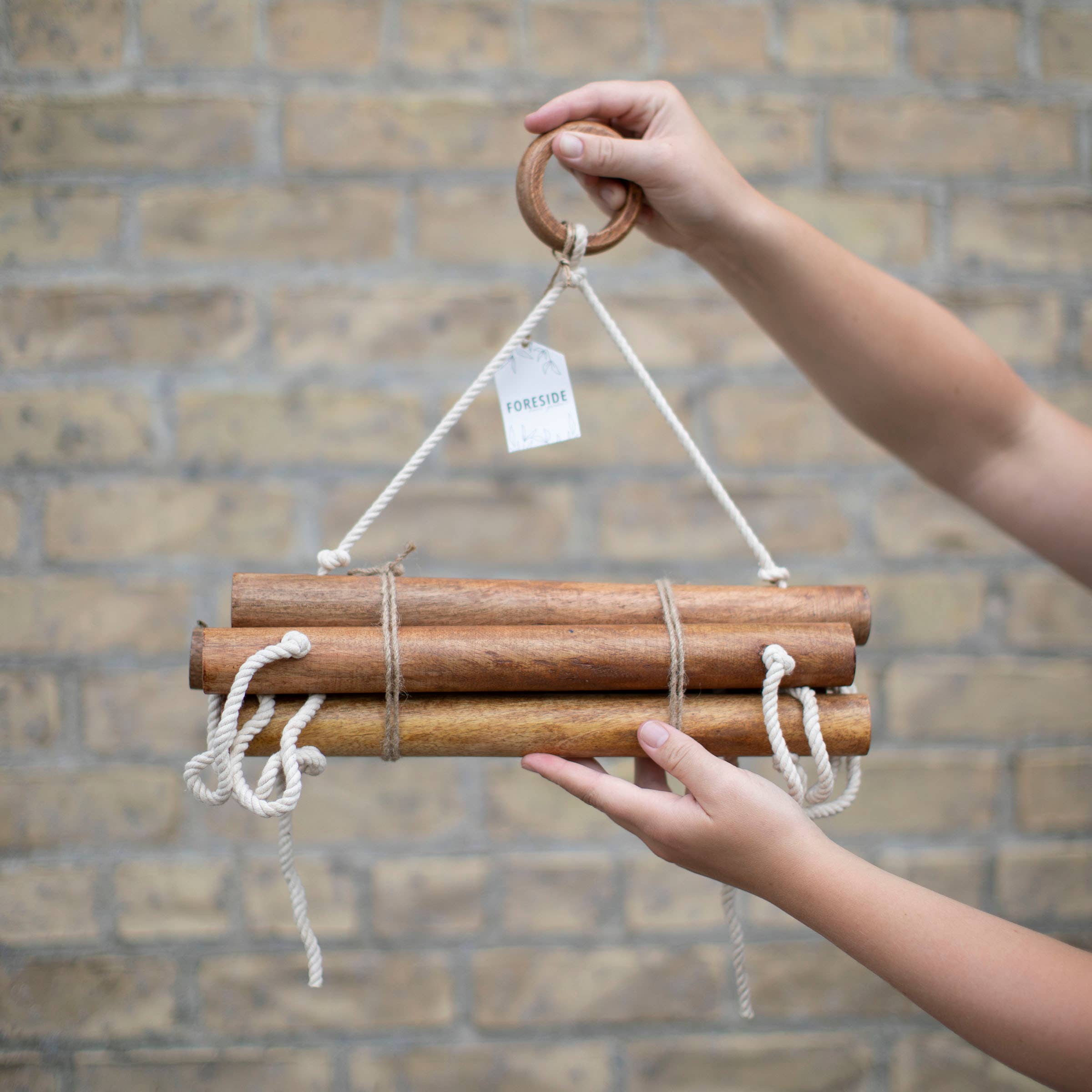 Macrame Hanging Blanket Ladder Foreside Home & Garden