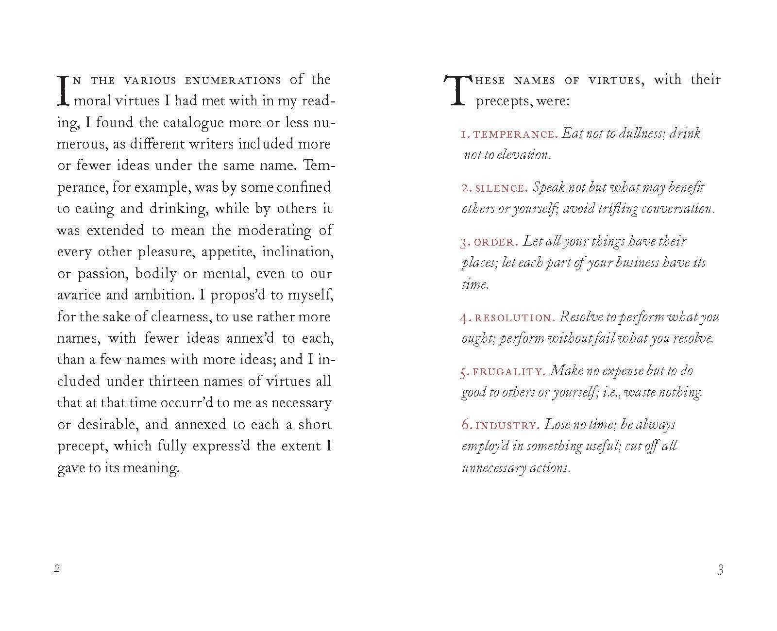 Benjamin Franklin's Book of Virtues Applewood Books