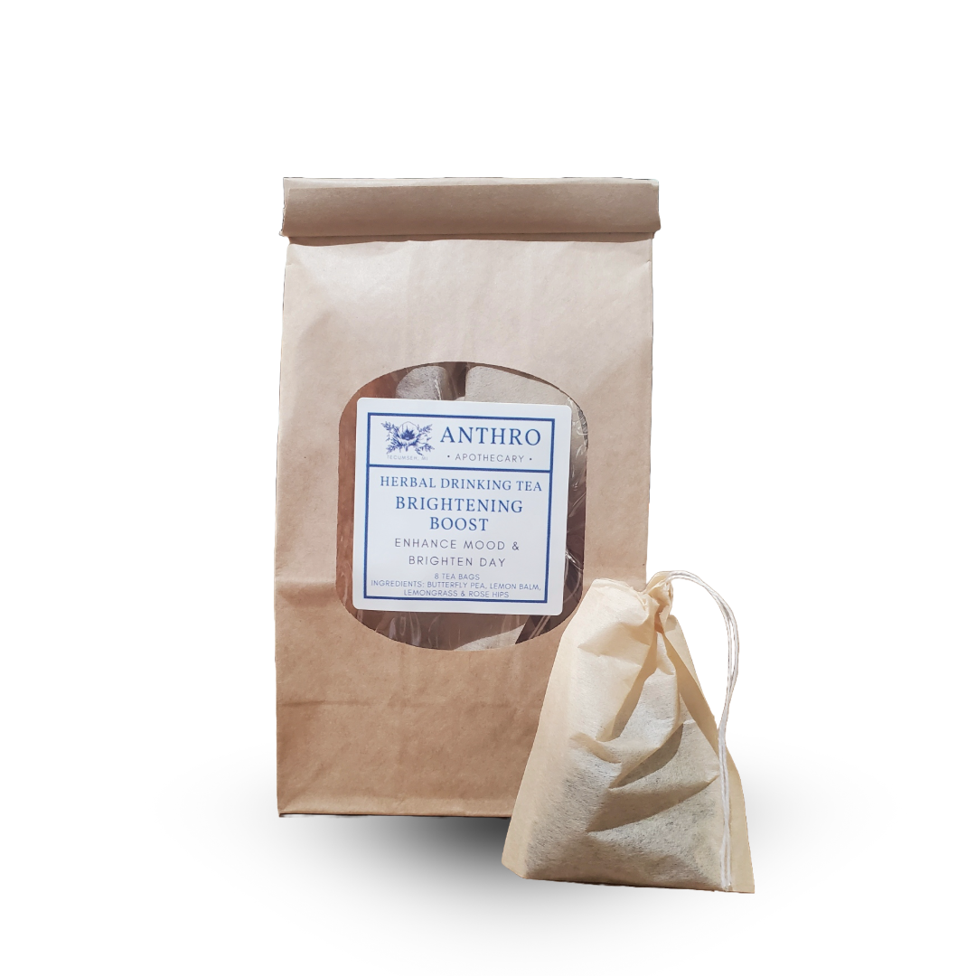 Brightening Tea | Botanical Herbal Blend 8 Tea Bags Anthro Apothecary