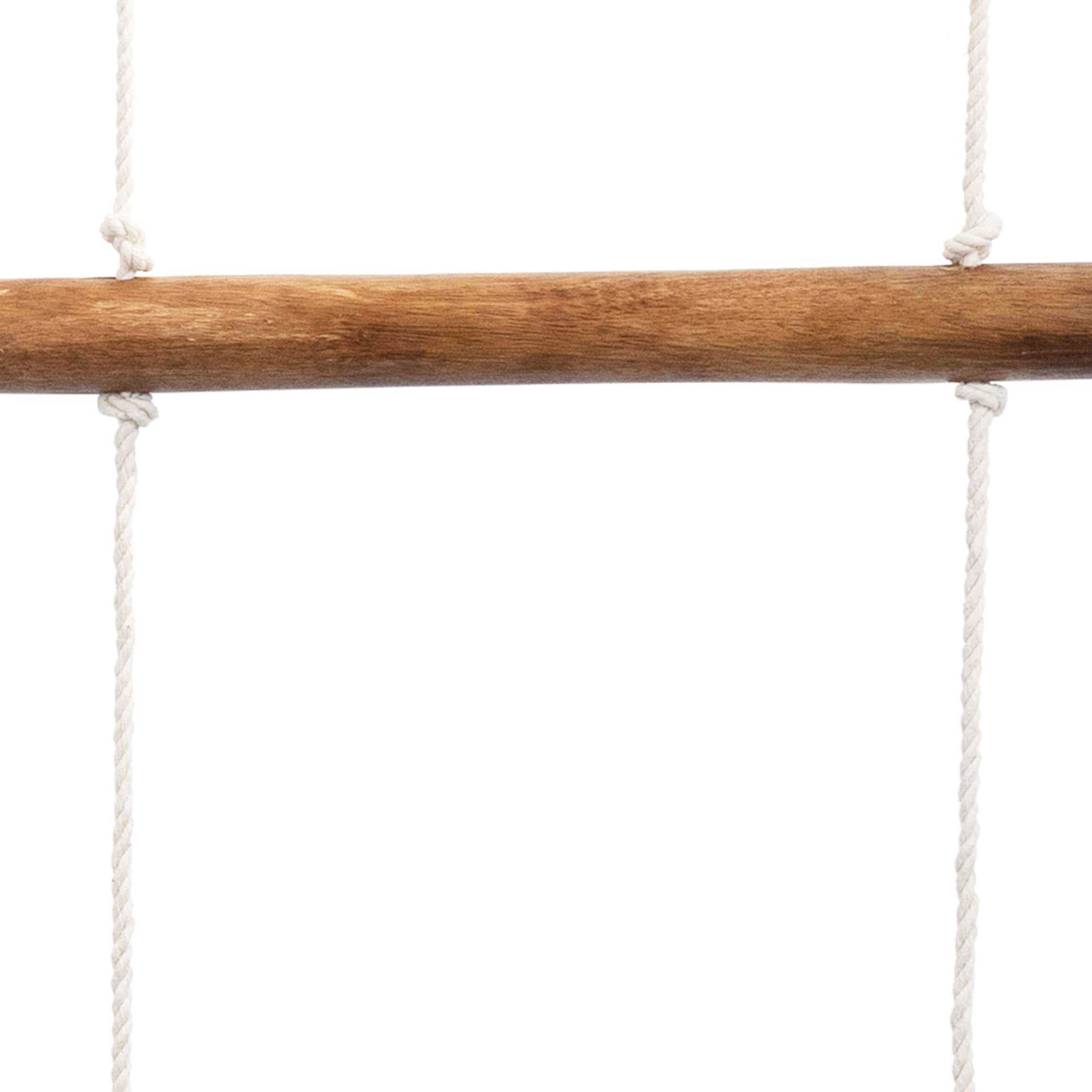 Macrame Hanging Blanket Ladder Foreside Home & Garden