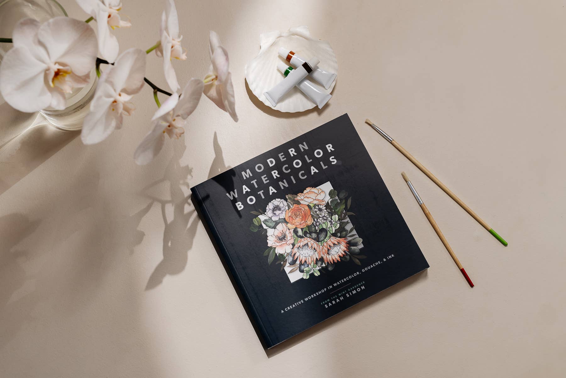 A How-to Watercolor Book: Modern Watercolor Botanicals Paige Tate & Co.