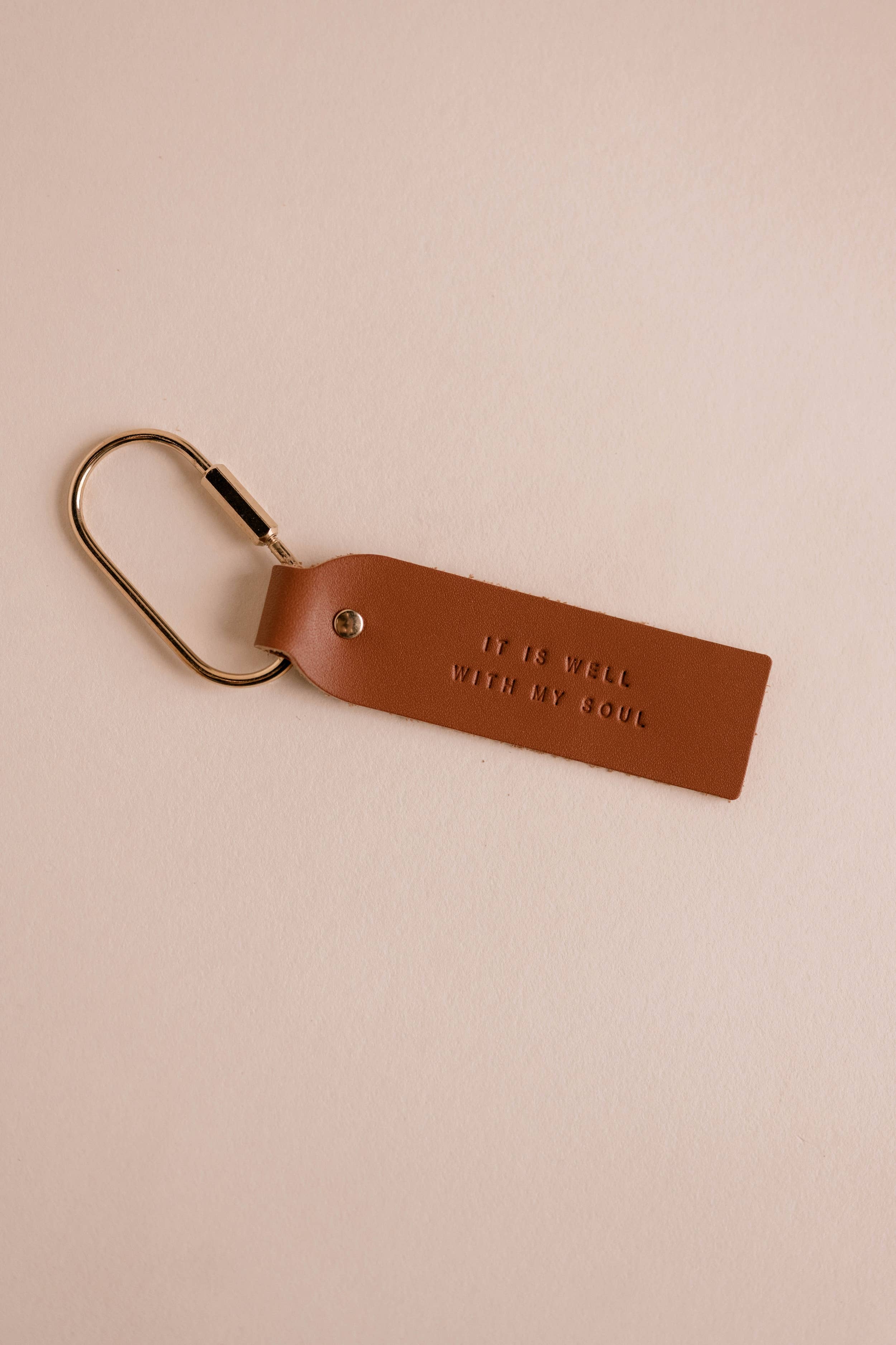 It Is Well Camel Key Fob | Christian Keychain Dear Heart