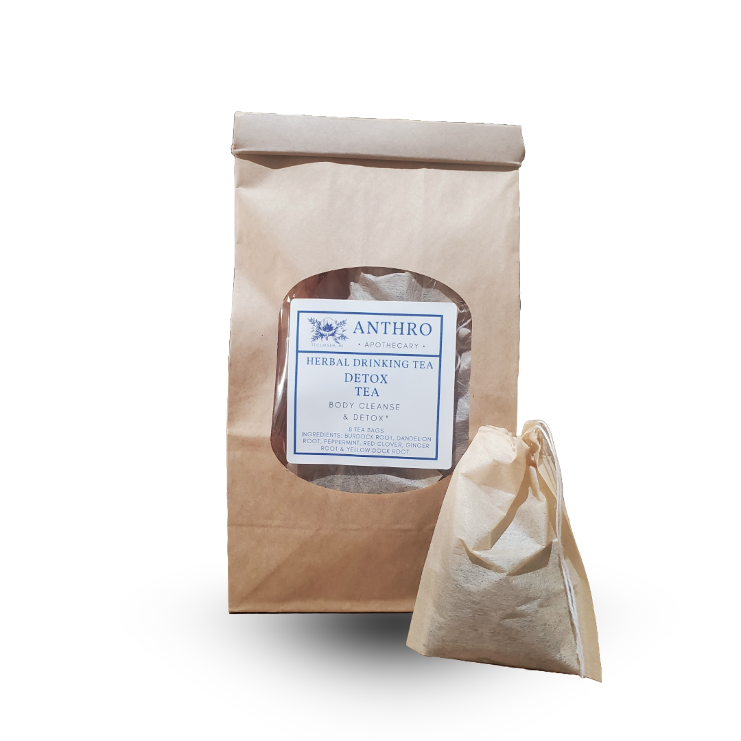 Body Reset Herbal Tea | Herbal Clean Blend 8 Tea Bags Anthro Apothecary