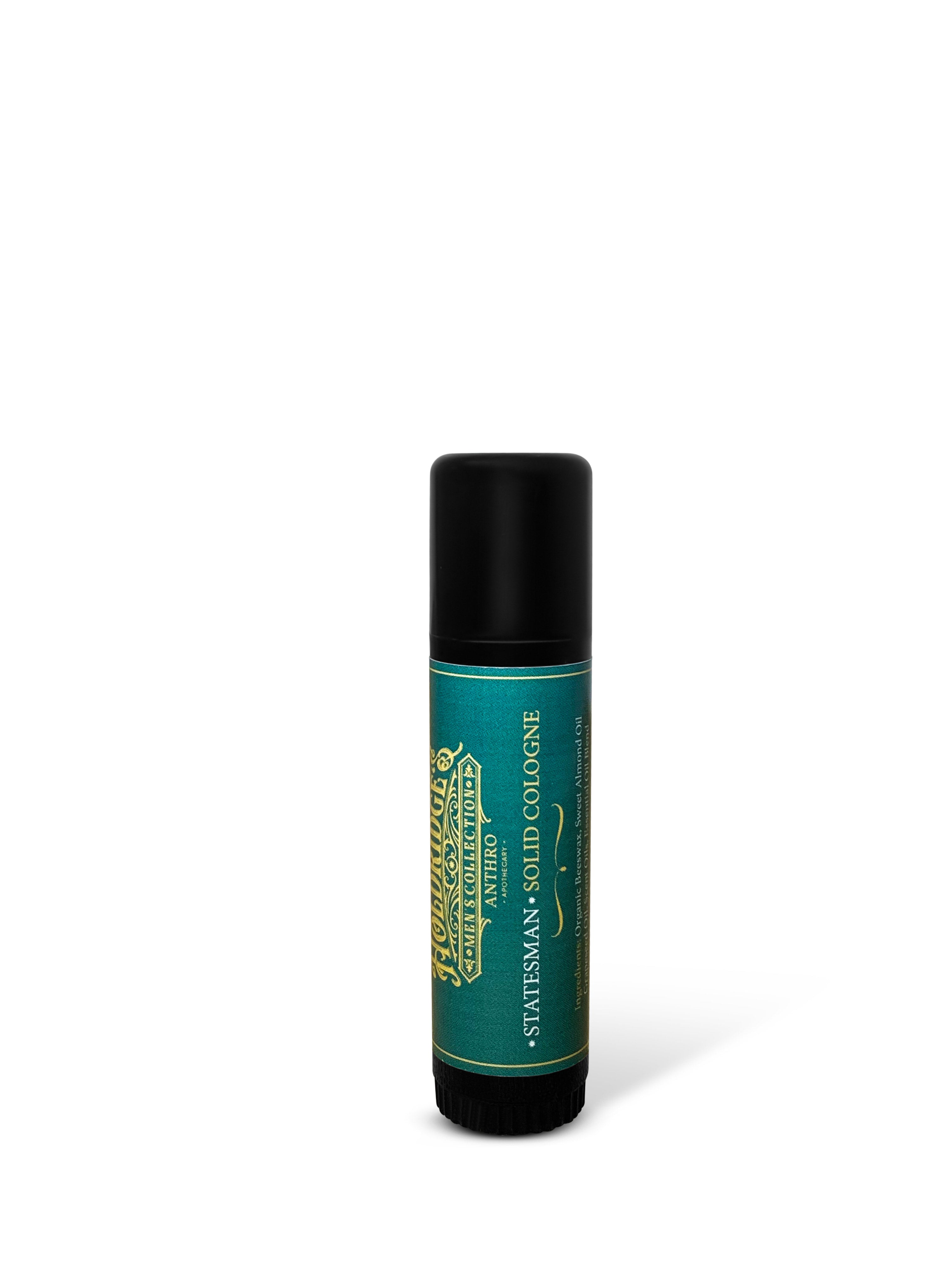 Mr. Holdridge's Natural Cologne Stick | Solid Fragrance | Anthro Apothecary Huntsman Handmade by Anthro Apothecary