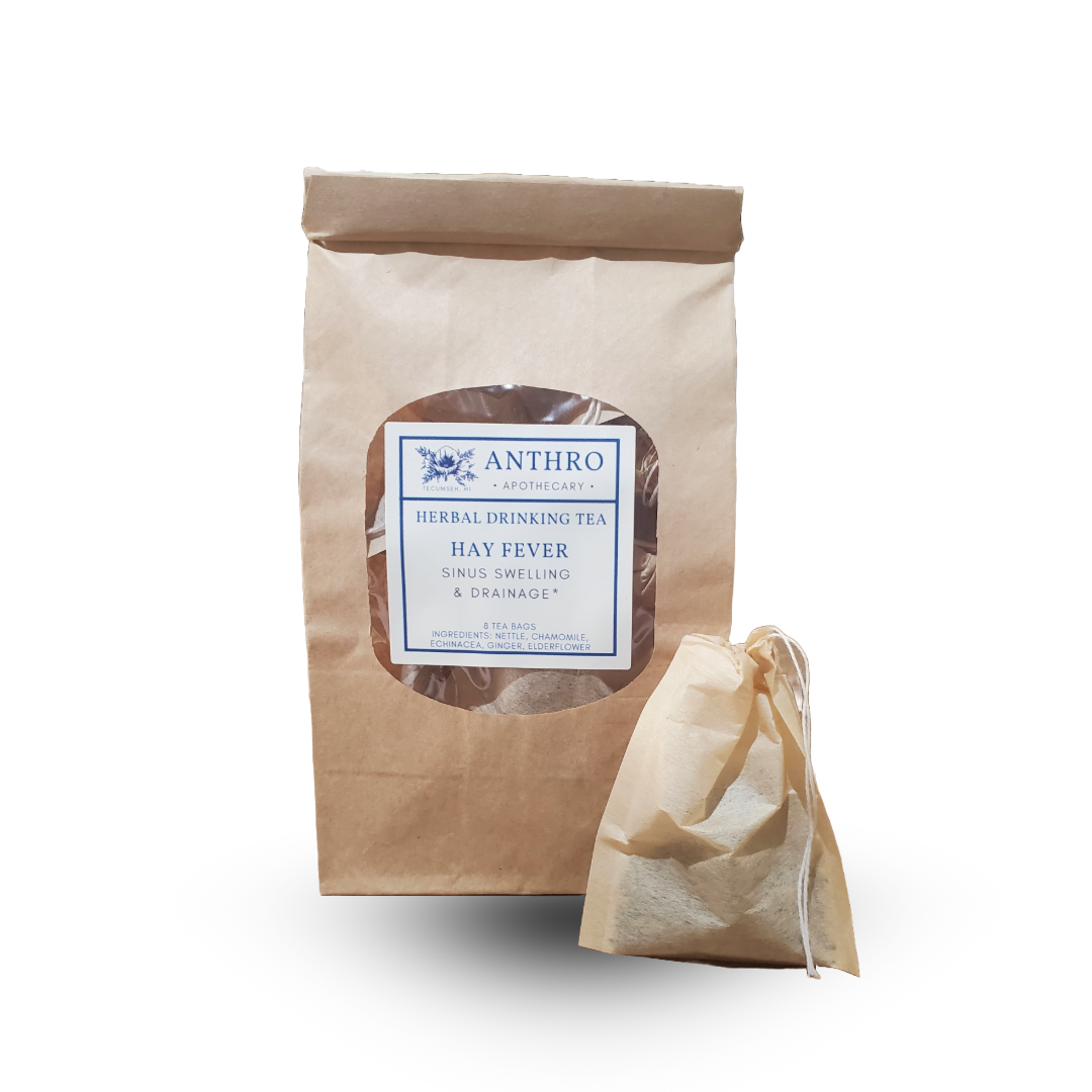 Pollen Season Herbal Tea | Herbal Blend 8 Tea Bags Anthro Apothecary