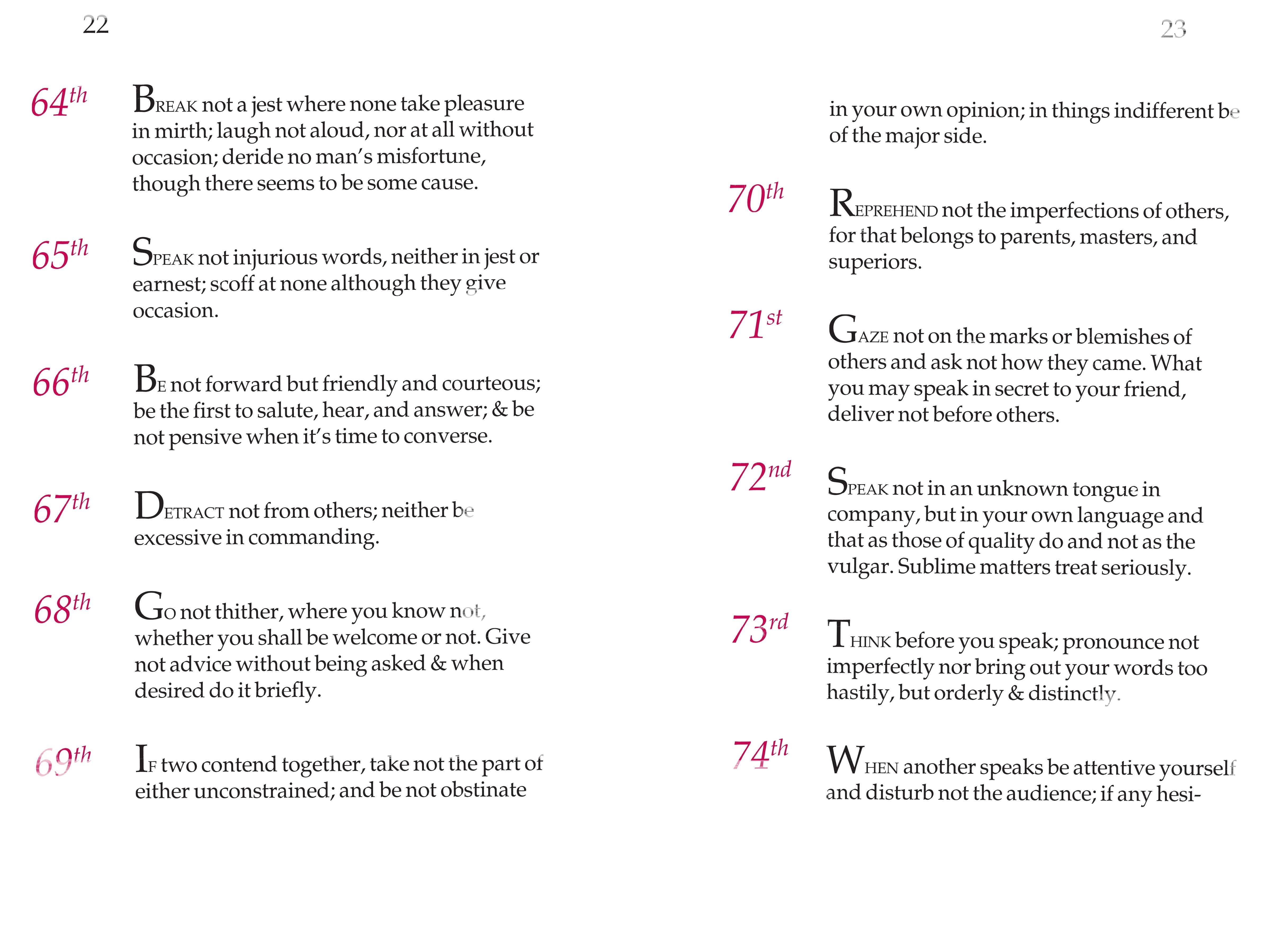George Washington's Rules of Civility and Decent Behaviour Applewood Books