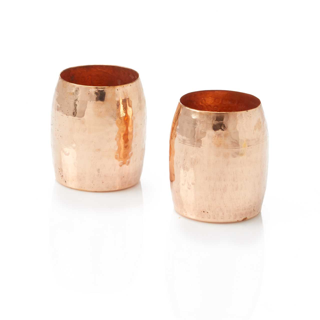 Afterglow Hammered Copper Mugs - Set of 2 SERRV International