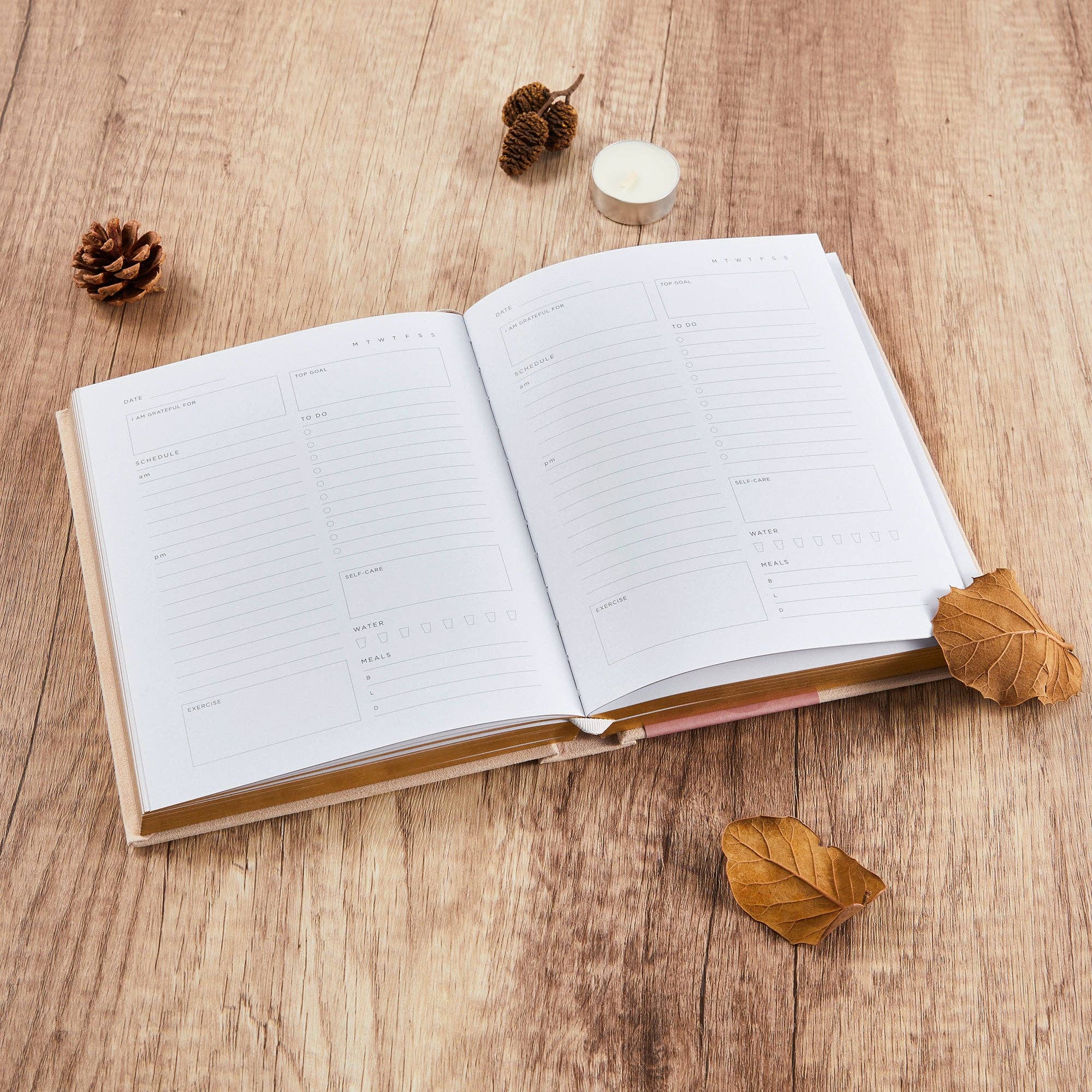 Deluxe Self-Care Journal – Beige Myga
