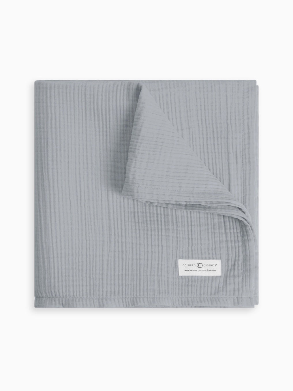 Colored Organic Muslin Swaddle Blanket Mist Swaddle Blanket Anthro Apothecary