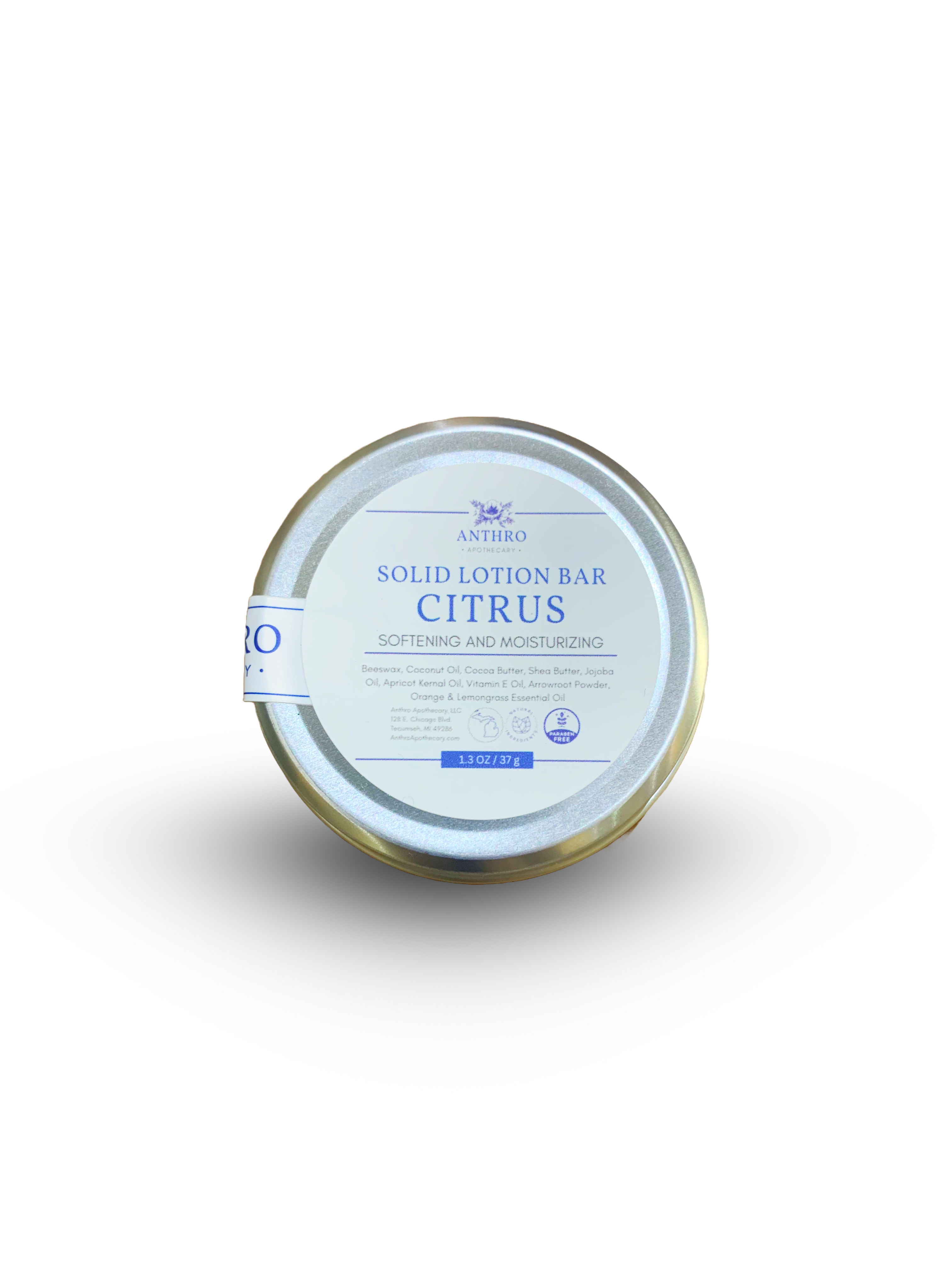 Solid Lotion Bar Handmade by Anthro Apothecary