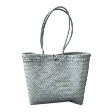 Recycled Plastic Woven Beach Tote Vie